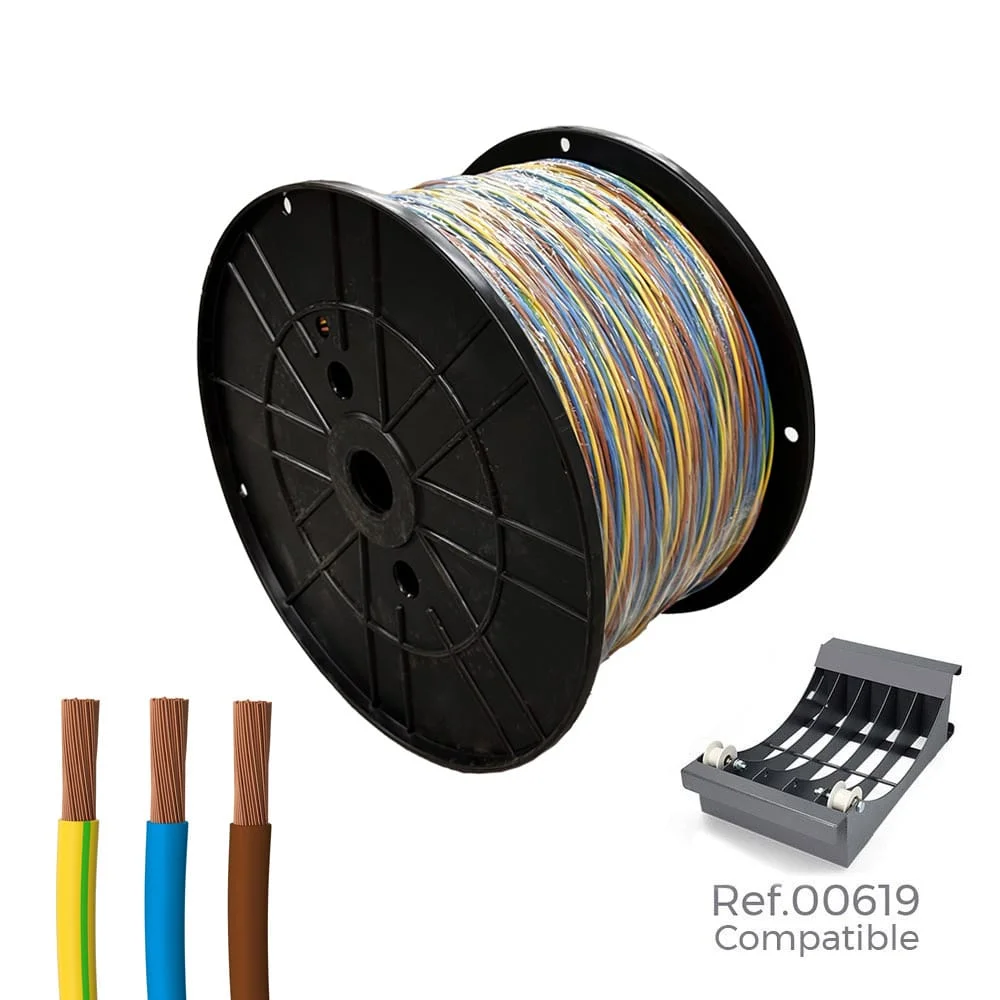 Cabo h07z1-k 3x2,5 mm2 3 cores 200m. ( bobina gra.