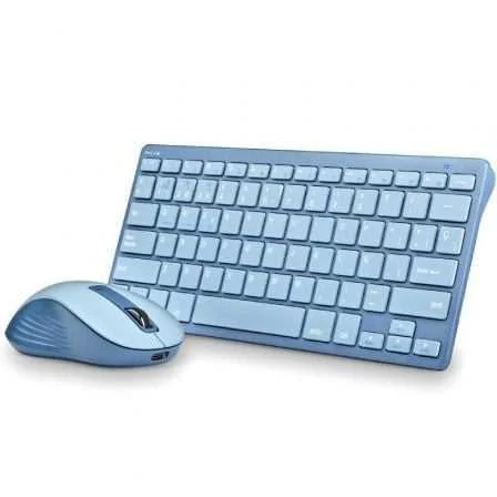 Teclado e Rato Sem Fios Ngs Fantasy Kit Blue