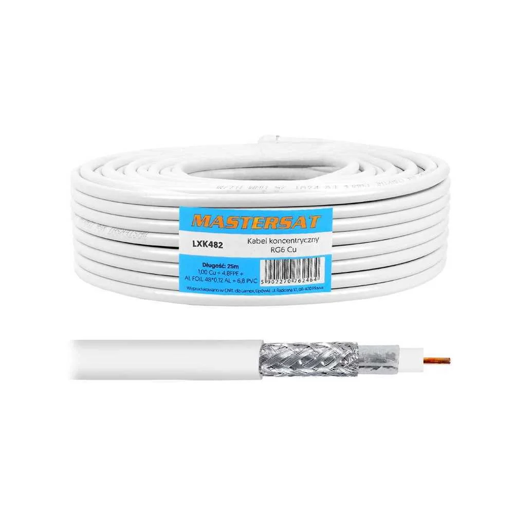 Cabo Coaxial 1cu 48x0,12al 25m