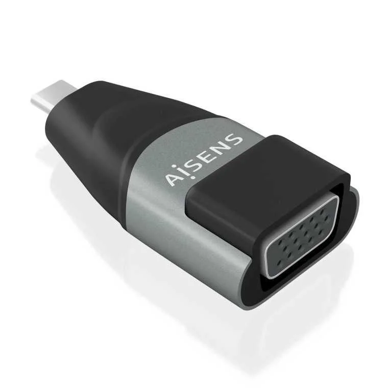 Adaptador Conversor Usb-C/M para Vga em Alum&iacute;nio da Aisens