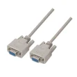 Cabo Aisens S&eacute;rie Zero Modem Db9/H-Db9/H Bege 1