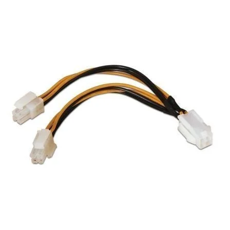 Cabo de Alimenta&ccedil;&atilde;o Aisens 4 Pinos H-4+4 Pinos M 15cm