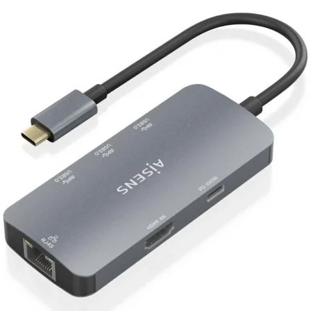 Docking Usb Tipo-C Aisens Asuc-6p019-Gr/ 1xhdmi/ .