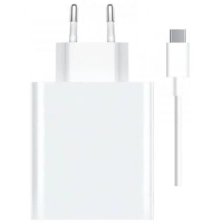Carregador Xiaomi Hypercharge Combo Usb-A 120w Branco + Cabo Usb-A P/ Usb-C 1m