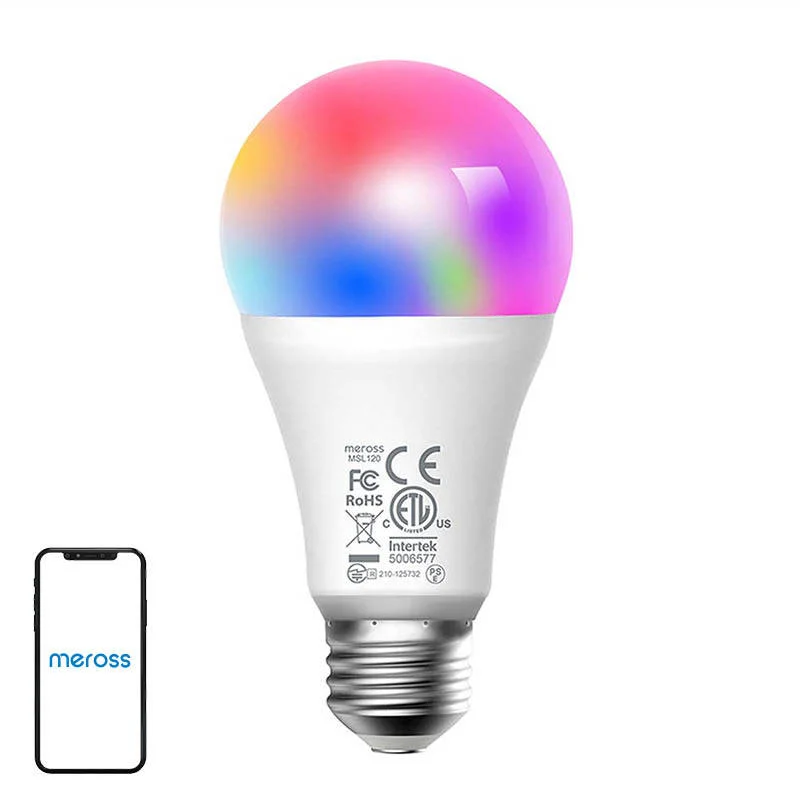 L&acirc;mpada LED Wi-Fi inteligente Msl120eu Meross (se.