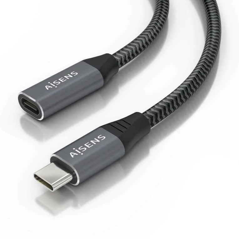 Cable Aisens Usb 3.2 Gen2x2 Alu 20gbps 8k30 5a 10.