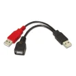 Cabo Aisens Usb 20 A/M+A Power/M-A/H Preto