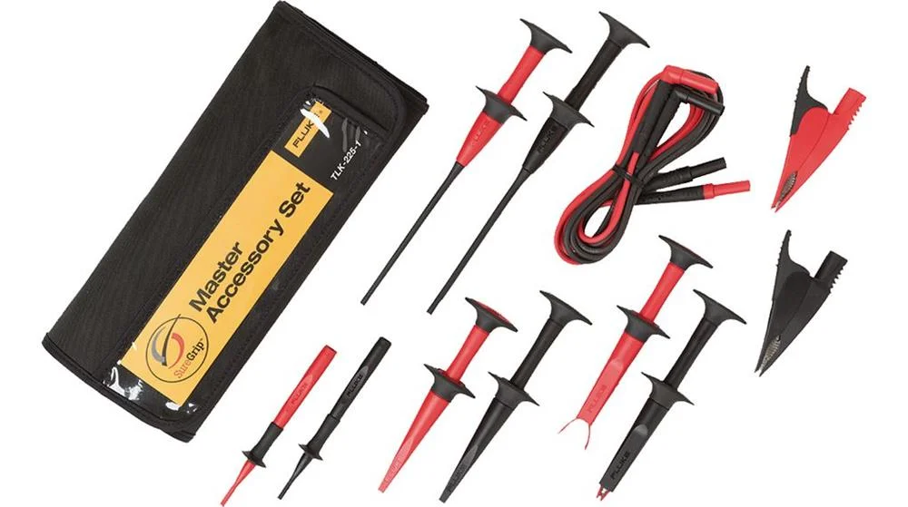Cabos de Medi&ccedil;&atilde;o Preto e Vermelho
