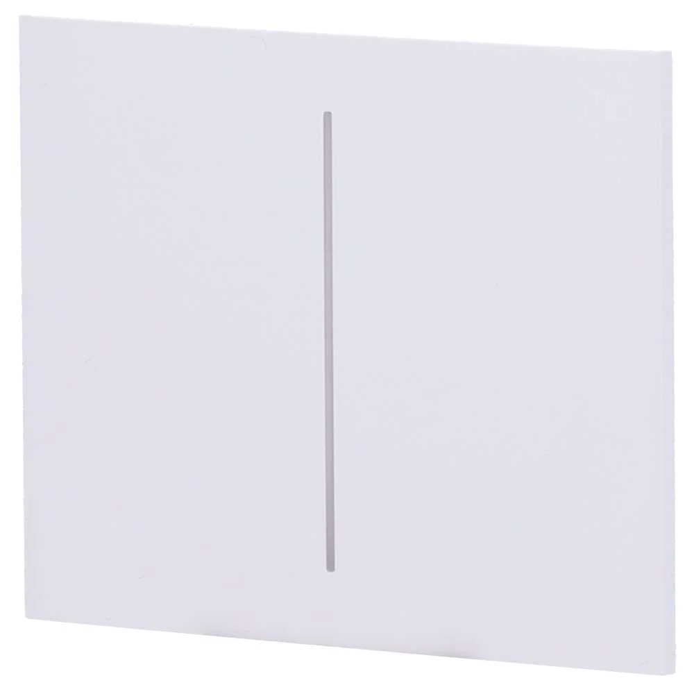 Painel T&aacute;til para Interrutor Duplo Vertical - Compat&iacute;vel com Aj-Lightcore-2g-Vert - Retroilumina&ccedil;&atilde;o 