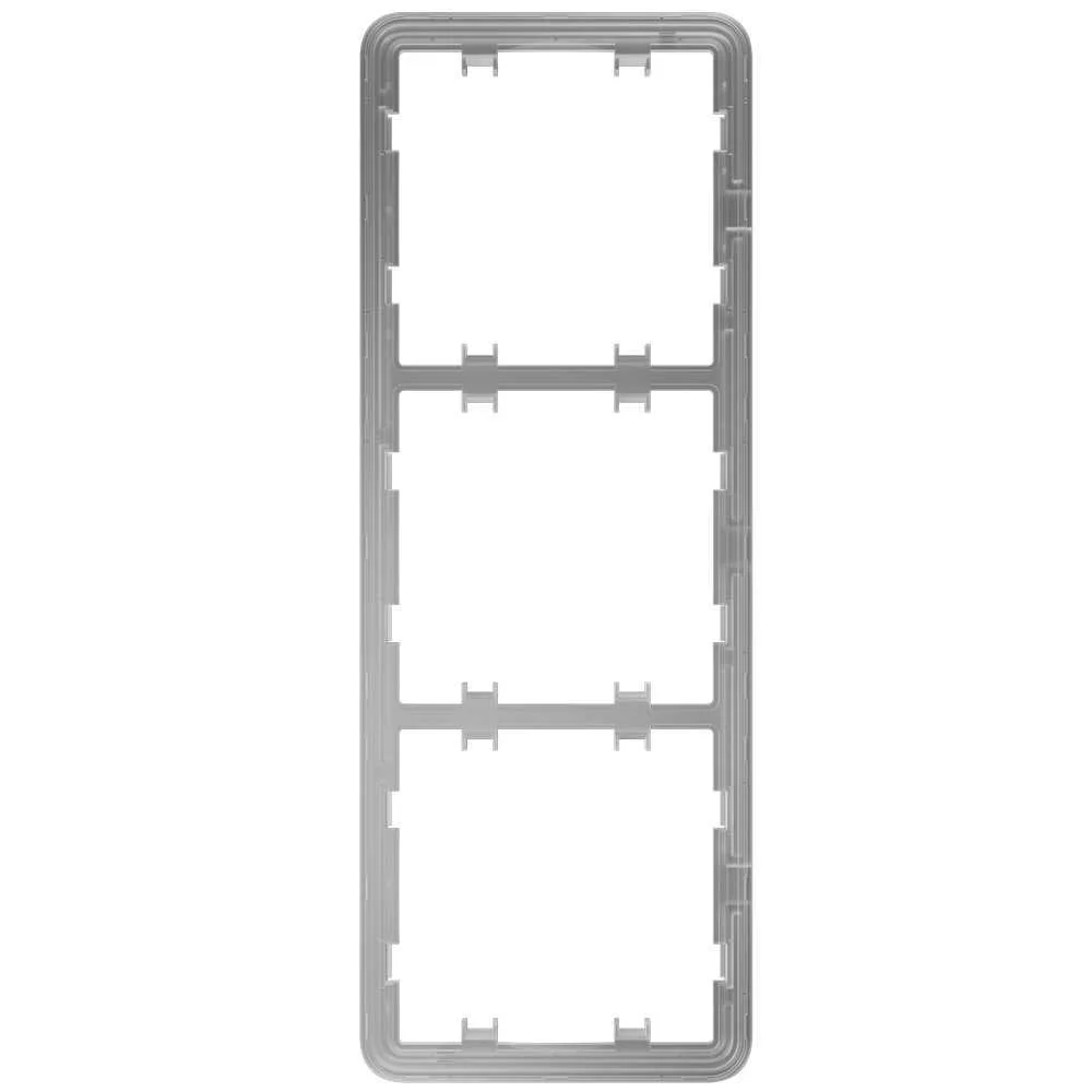 Estrutura Vertical para Tr&ecirc;s Interruptores - Compat&iacute;vel com 2 X Aj-Sidebutton-...-Vert - Compat&iacute;vel 
