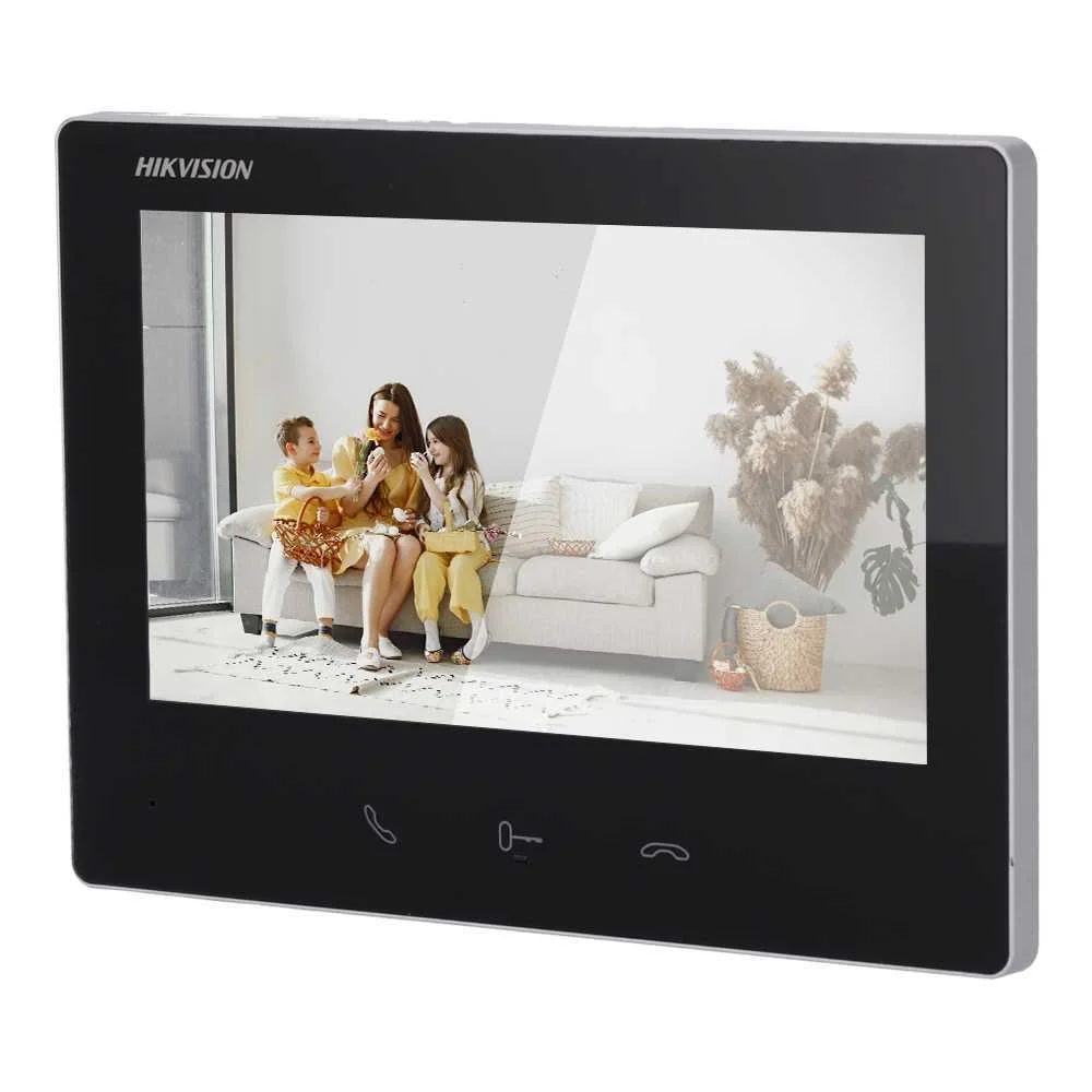 Monitor para Videoporteiro - Visor Tft de 7"" - &Aacute;udio Bidirecional - LED de Estado - 2 Linhas Hd - R
