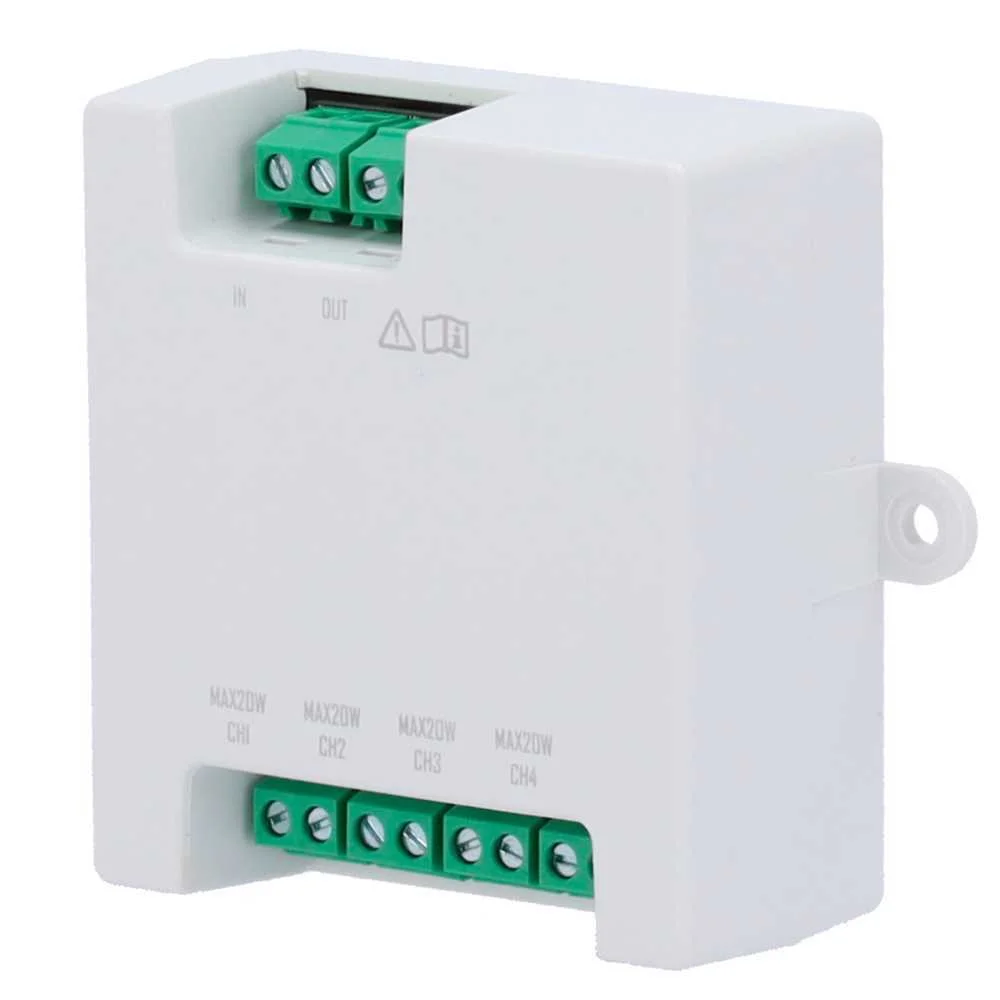 Distribuidor para Edif&iacute;cios - 4 Grupos de 2 Fios Hd - Alimenta&ccedil;&atilde;o de At&eacute; 4 Monitores de 2 Fios Hd - 