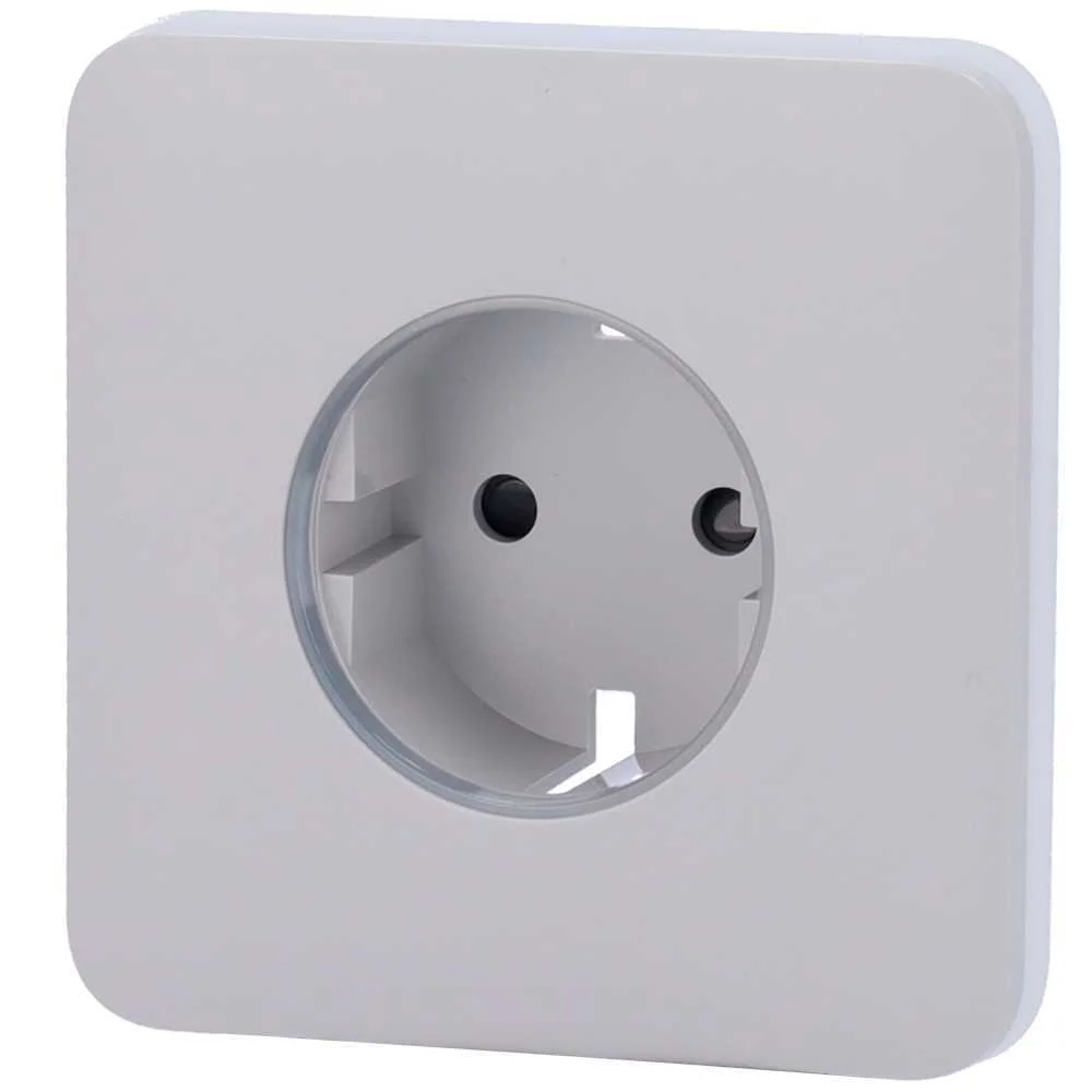Prote&ccedil;&atilde;o Frontal para Ficha Inteligente Tipo F - Compat&iacute;vel com Aj-Outletcore-Smart - Indicador LED 