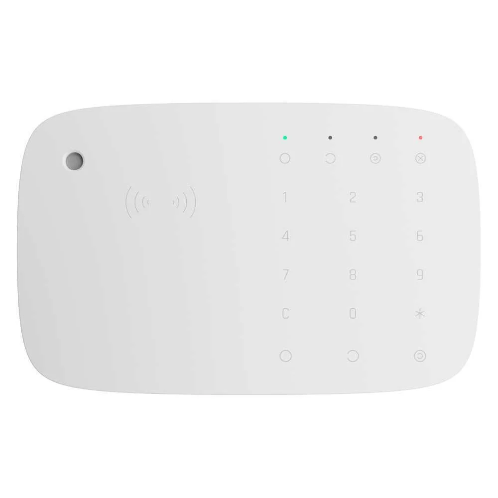 Teclado com Leitor Rfid e Sirene - Bidireccional - Certificado Grau 2 - Sem Fios 868 Mhz Jeweller - 