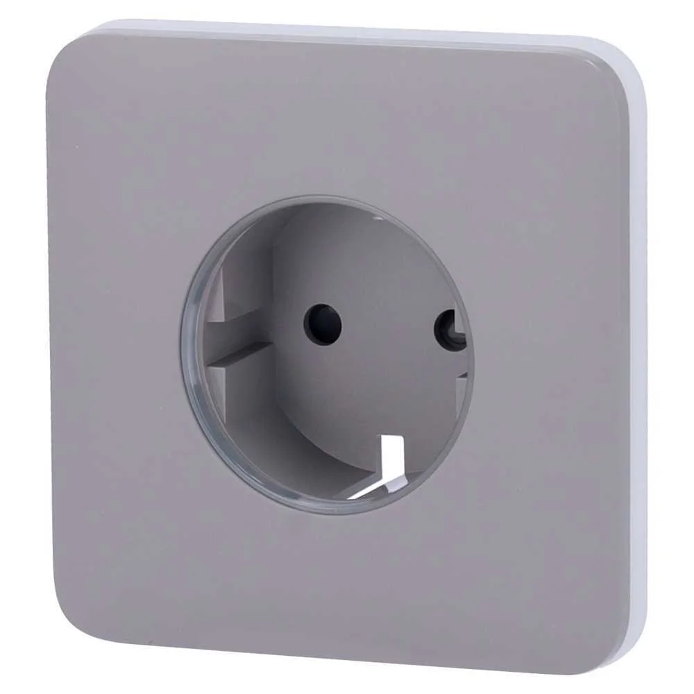 Prote&ccedil;&atilde;o Frontal para Ficha Inteligente Tipo F - Compat&iacute;vel com Aj-Outletcore-Smart - Indicador LED 
