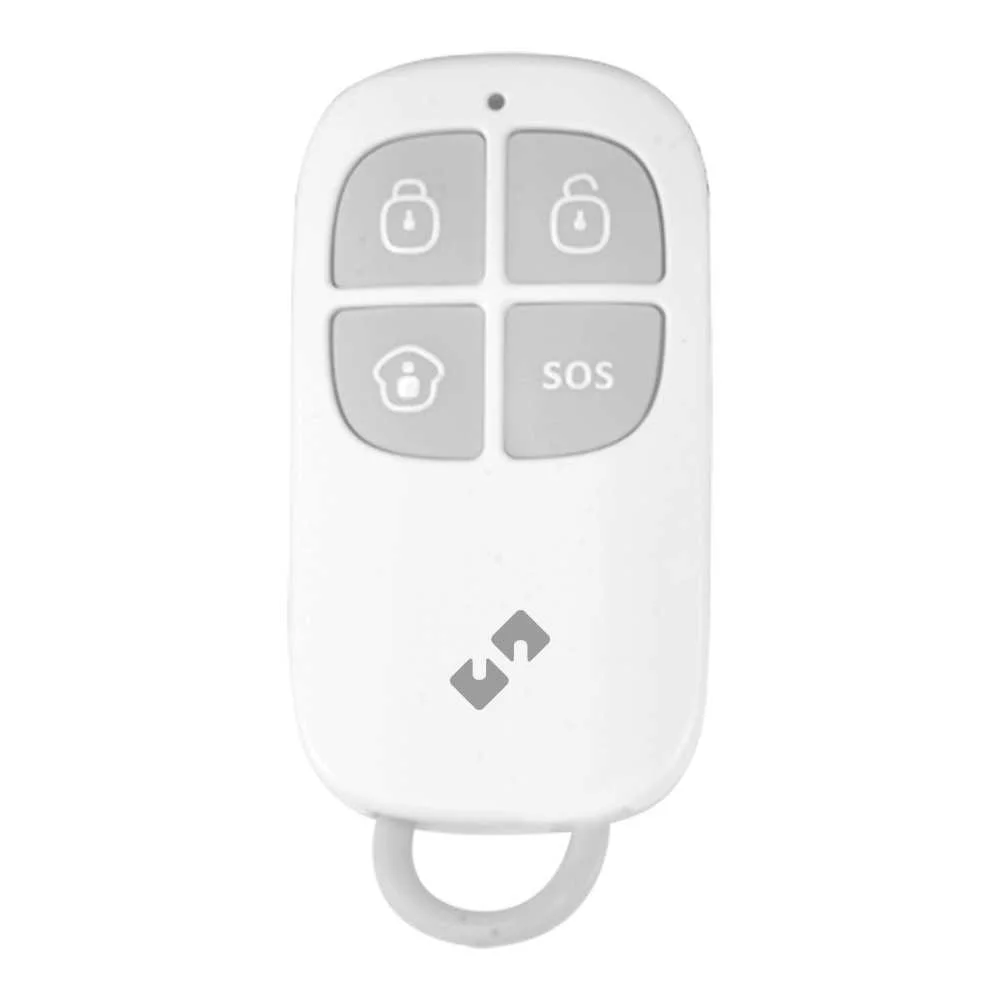Nivian Smart - Controlo Remoto Sem Fios - Armado, Desarmado, Parcial e P&acirc;nico - Indicador LED - Freq