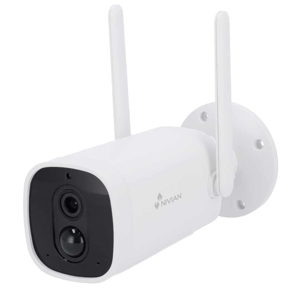 Nivian Smart C&acirc;mara 1080p - Wifi 2.4 Ghz - Adequado para Uso em Exterior - Ir At&eacute; 8 M - Bater&iacute;a10400