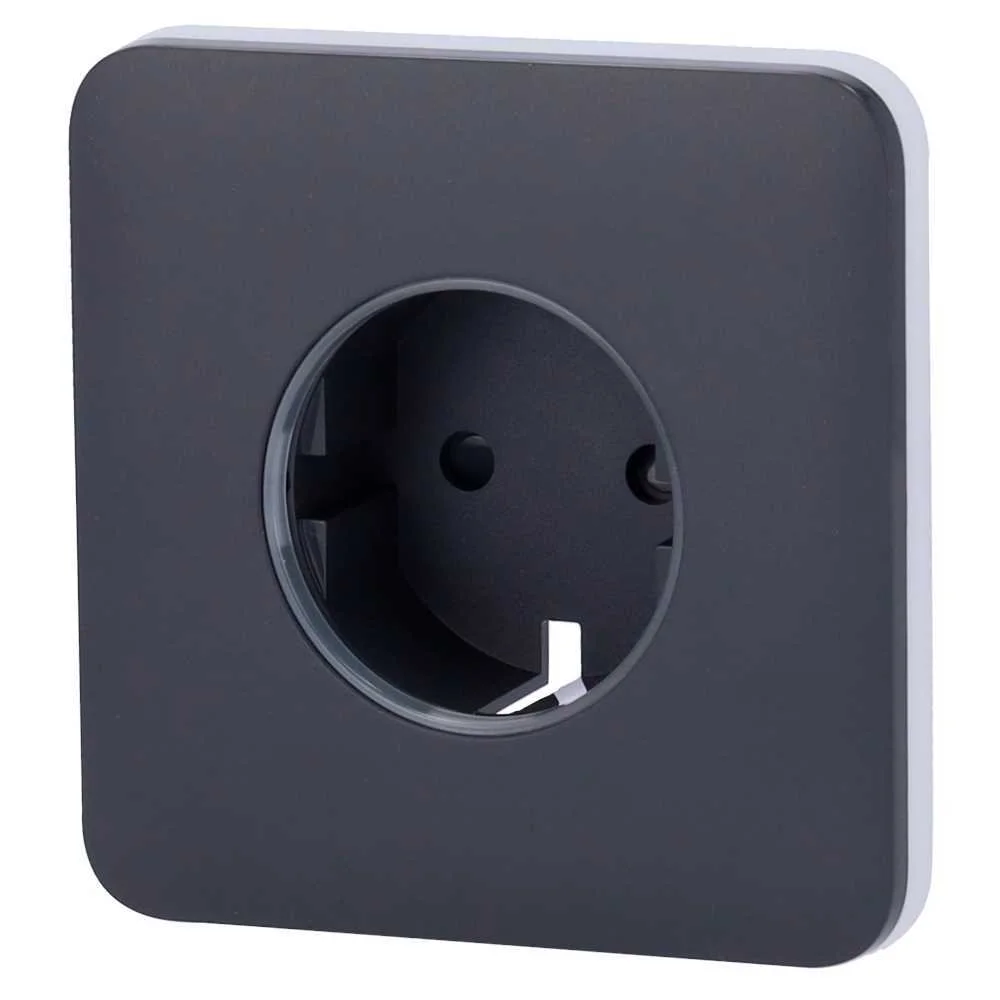 Prote&ccedil;&atilde;o Frontal para Ficha Inteligente Tipo F - Compat&iacute;vel com Aj-Outletcore-Smart - Indicador LED 