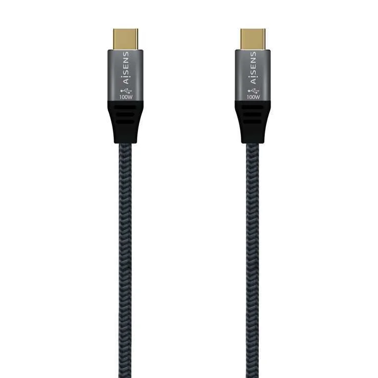 Cabo Usb 2.0 Usb-C Macho - Usb-C Macho Cinzento 2 Metros - Aisens