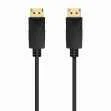 Cable Aisens Displayport V1.2 Ccs 4k@60hz M/M Neg.