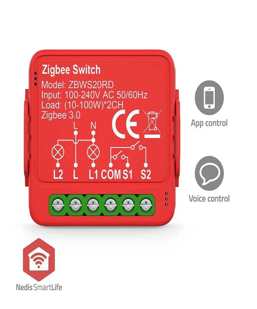 Interruptor de Alimentaci&oacute;n Smartlife  Zigbee 3.0.