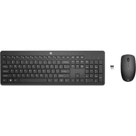 Teclado Y Rat&oacute;n Inal&aacute;mbricos Hp 235/ Negro