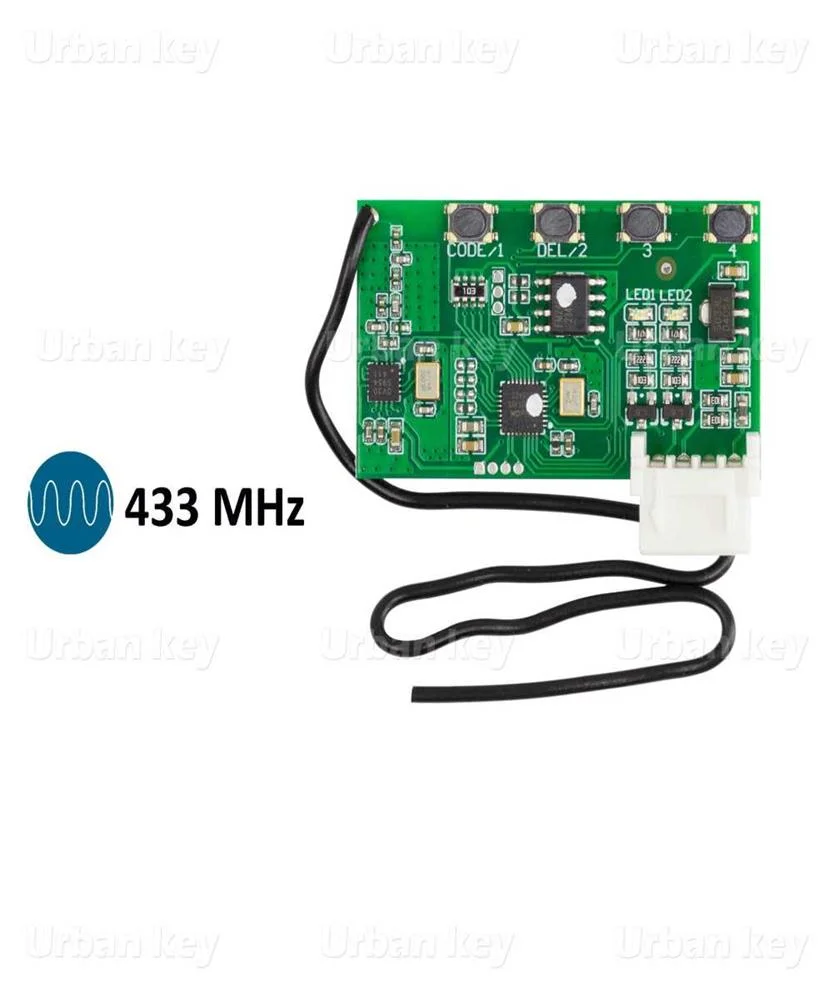 Recetor de Encaixe Rec-Pro 433mhz Multimarca Urban Key.
