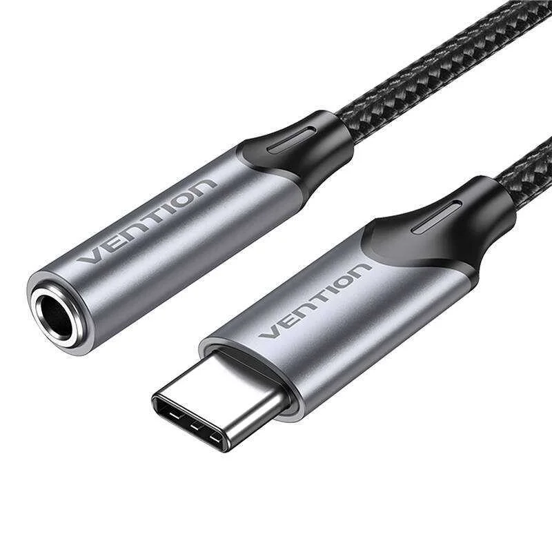 Vention Bgmha Usb-C Macho para Jack 35mm 01m Adapt