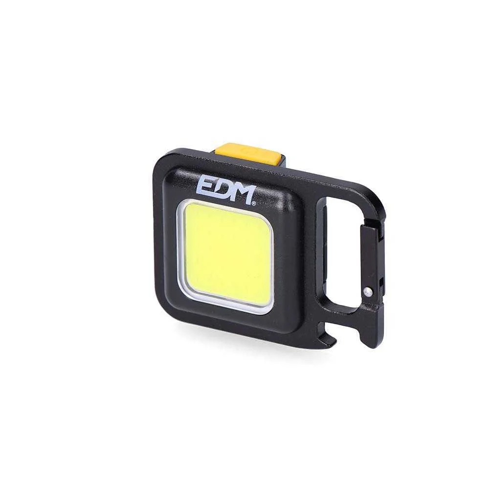Lanterna porta-chaves multifuncional cob 6 w, tam.