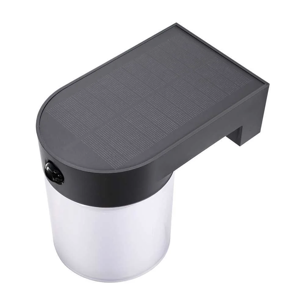Aplique Solar Cil&iacute;ndrico 4 W 500 Lm, 3000/4000/65.