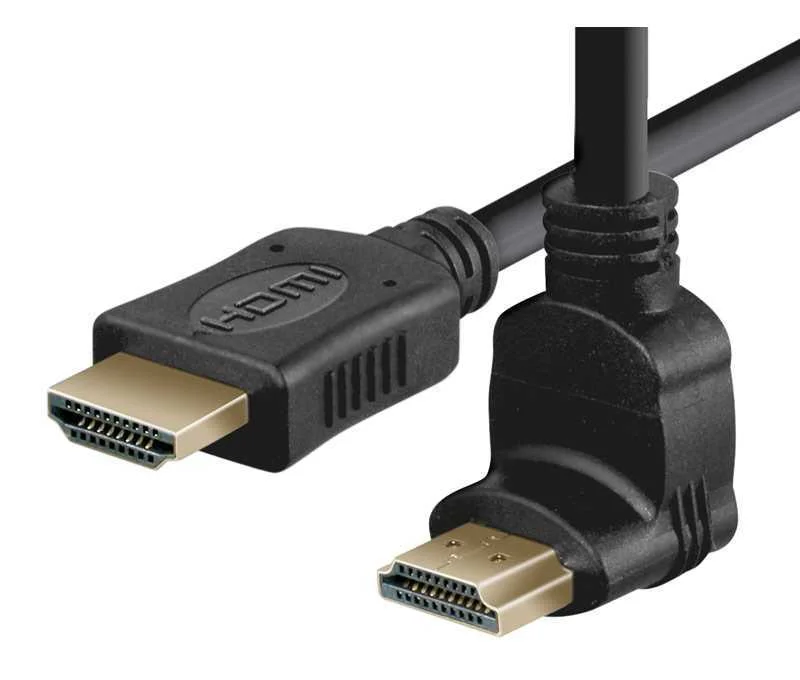 Conexi&oacute;n Hdmi Macho Recto - Macho Acodado Dch. 3..