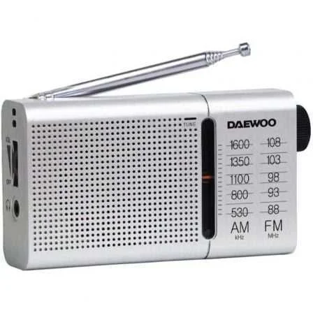 Radio Port&aacute;til Daewoo Dw1037/ Plateada
