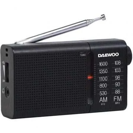 Radio Port&aacute;til Daewoo Dw1119/ Negra