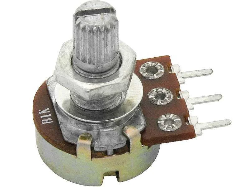 Potenci&oacute;metro Rotativo 1k Ohm B Linha L=15mm