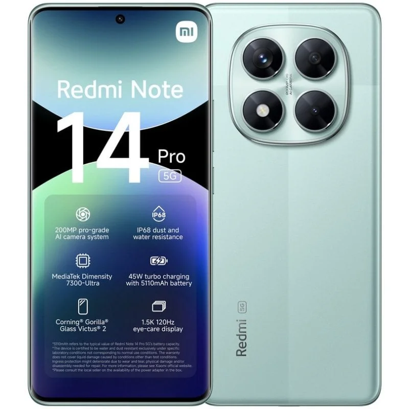 Smartphone Xiaomi Redmi Note 14 Pro 5g 6,67 8gb/2.
