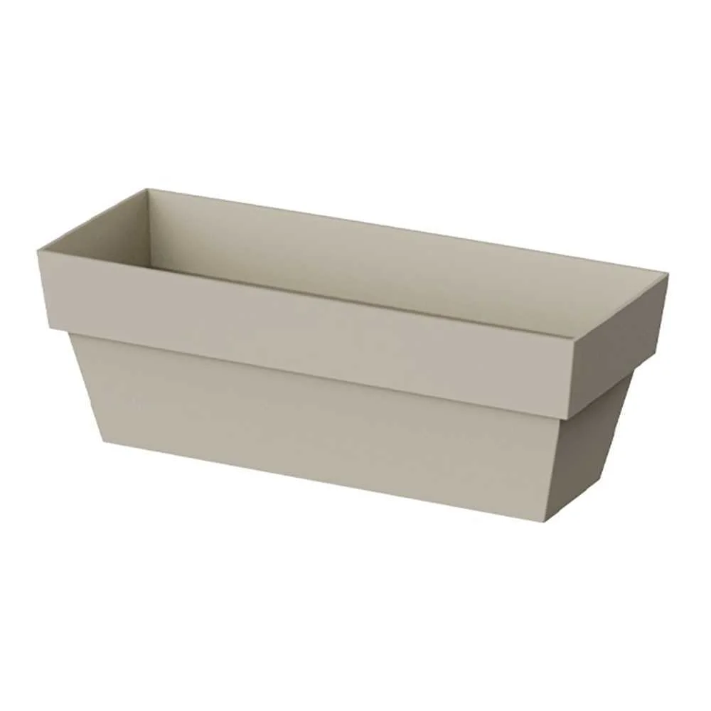 Floreira Limited 10x25cm Ecru Plastiken
