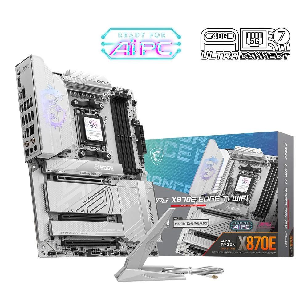 Msi Mag X870e Edge Ti Wifi           (X870,Am5,Atx,Ddr5)