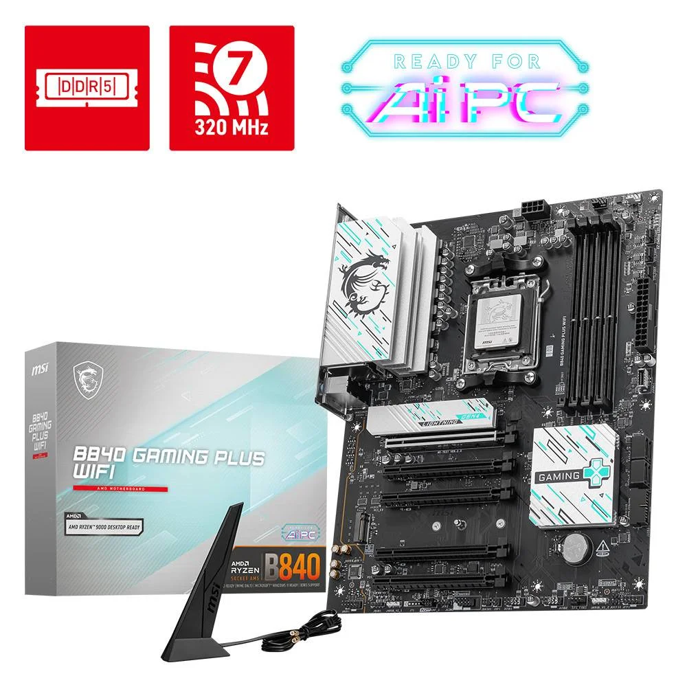 Placa Base Msi B840 Gaming Plus Wifi Atx Am5 Ddr5