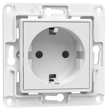 Shelly Wall Socket Eu, White (Accessory For Shelly Wall Switch System)