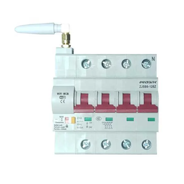 Mini disjuntor inteligente Wi-Fi Wdyk Mcb 10a 4p .
