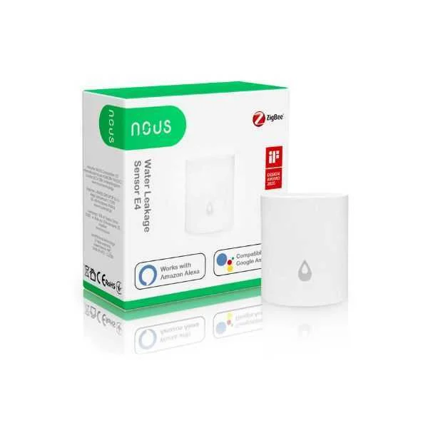 Sensor de fugas de &aacute;gua Nous E4 Smart Tuya Zigbee