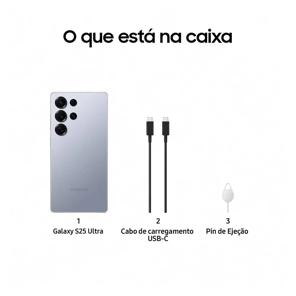 Smartphone Samsung Galaxy S25 Ultra 5g 12gb/512gb Azul