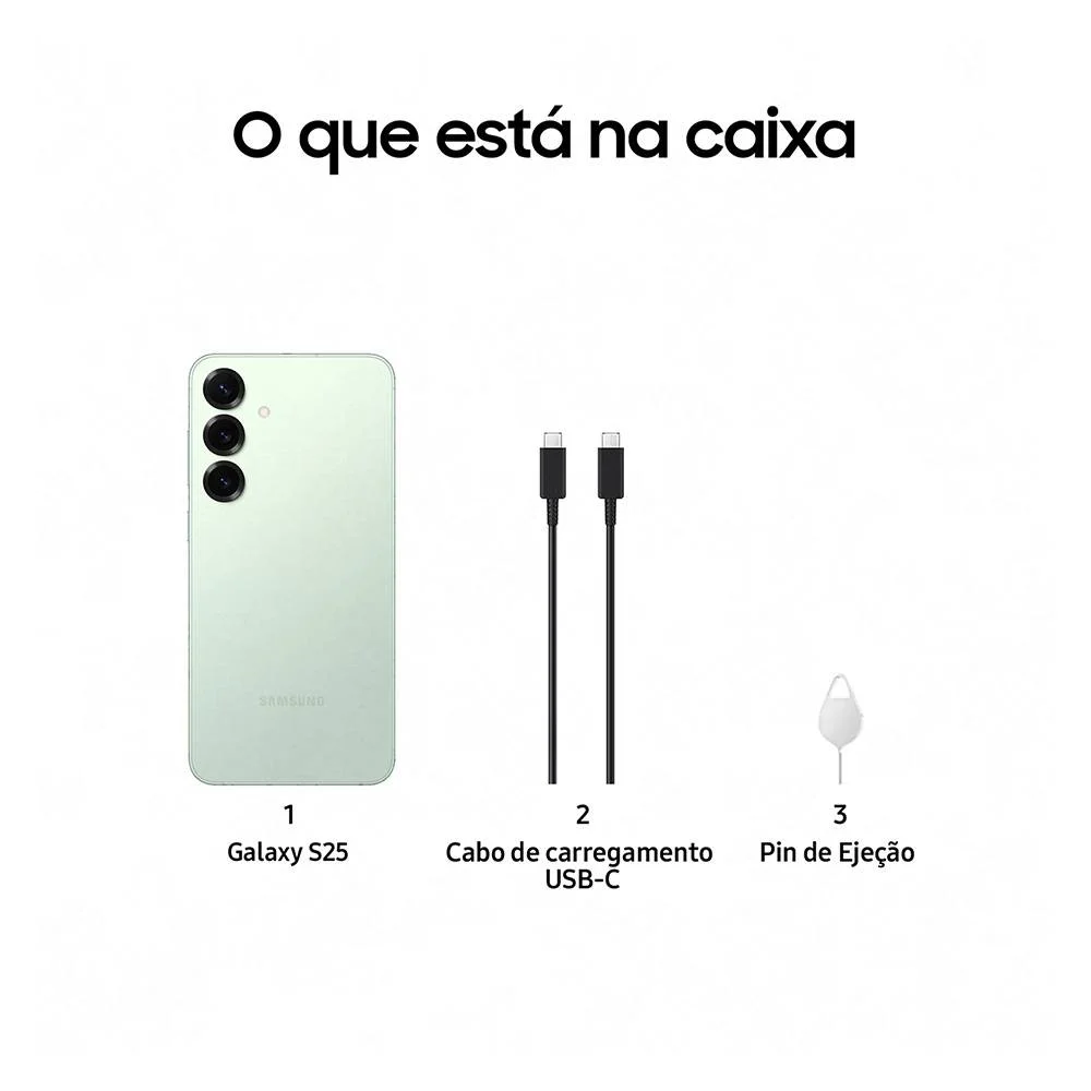 Smartphone Samsung Galaxy S25 5g 12/256gb Menta