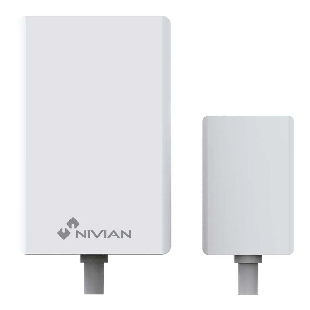 Nivian Smart - Detetor de Inunda&ccedil;&atilde;o - Sensor de Ch&atilde;o Ou de Parede com Cabo 1.5m. - Indicador LED - S