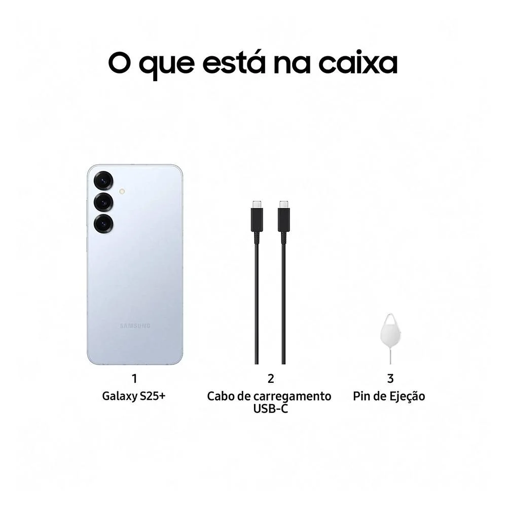 Smartphone Samsung Galaxy S25+ 5g 12/512gb Azul Ge