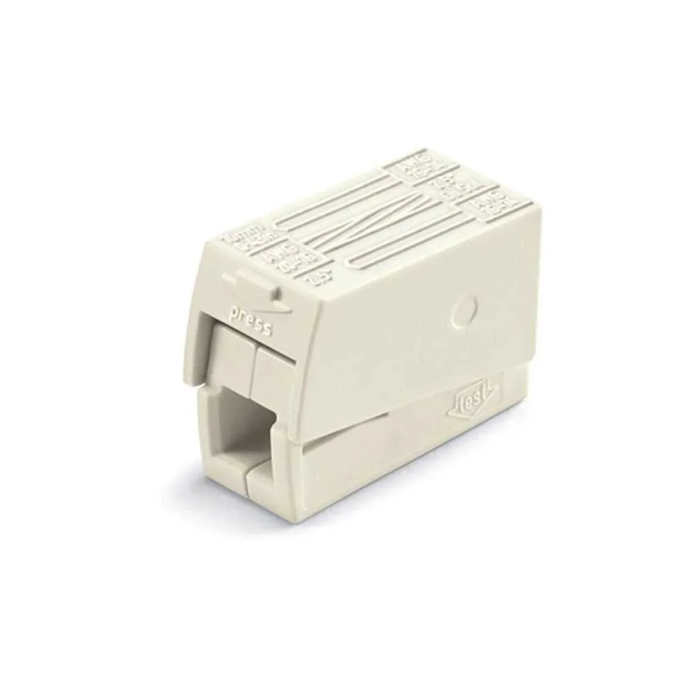 Conector clip rapido em linha 3 condutores 2 rig.