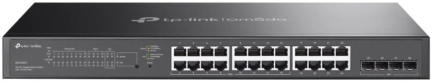 Switch de Rede Omada L2/L2+ 24 Portas Rj45 + 4 Portas Sfp Sg2428lp Cinzento - Tp-Link