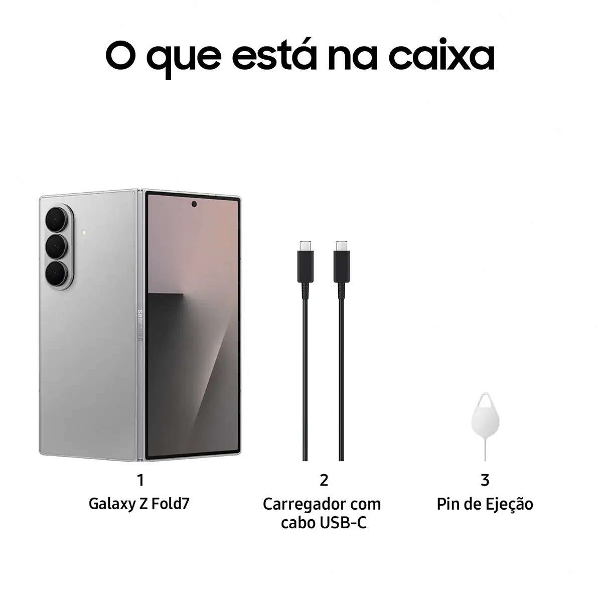 Smartphone Samsung Galaxy Z Fold7 12/512gb Cinza Escuro