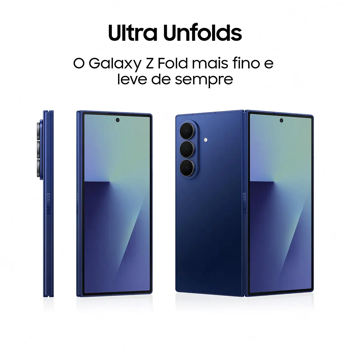 Smartphone Samsung Galaxy Z Fold7 12/512gb Azul Escuro