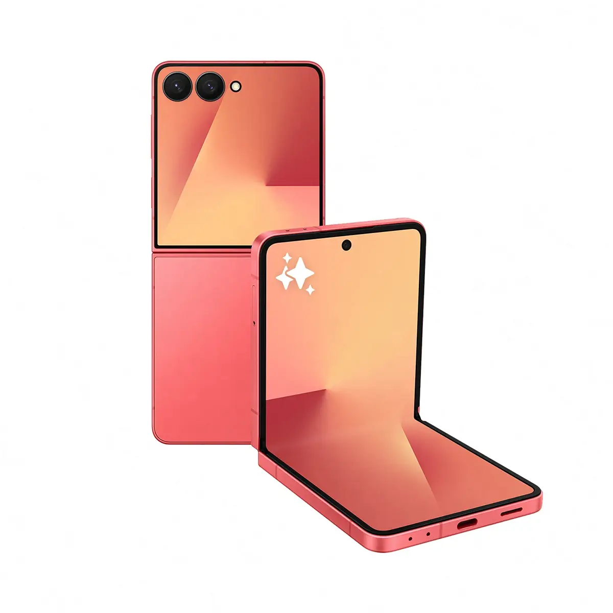 Smartphone Samsung Galaxy Z Flip7 12/512gb Vermelho Coral